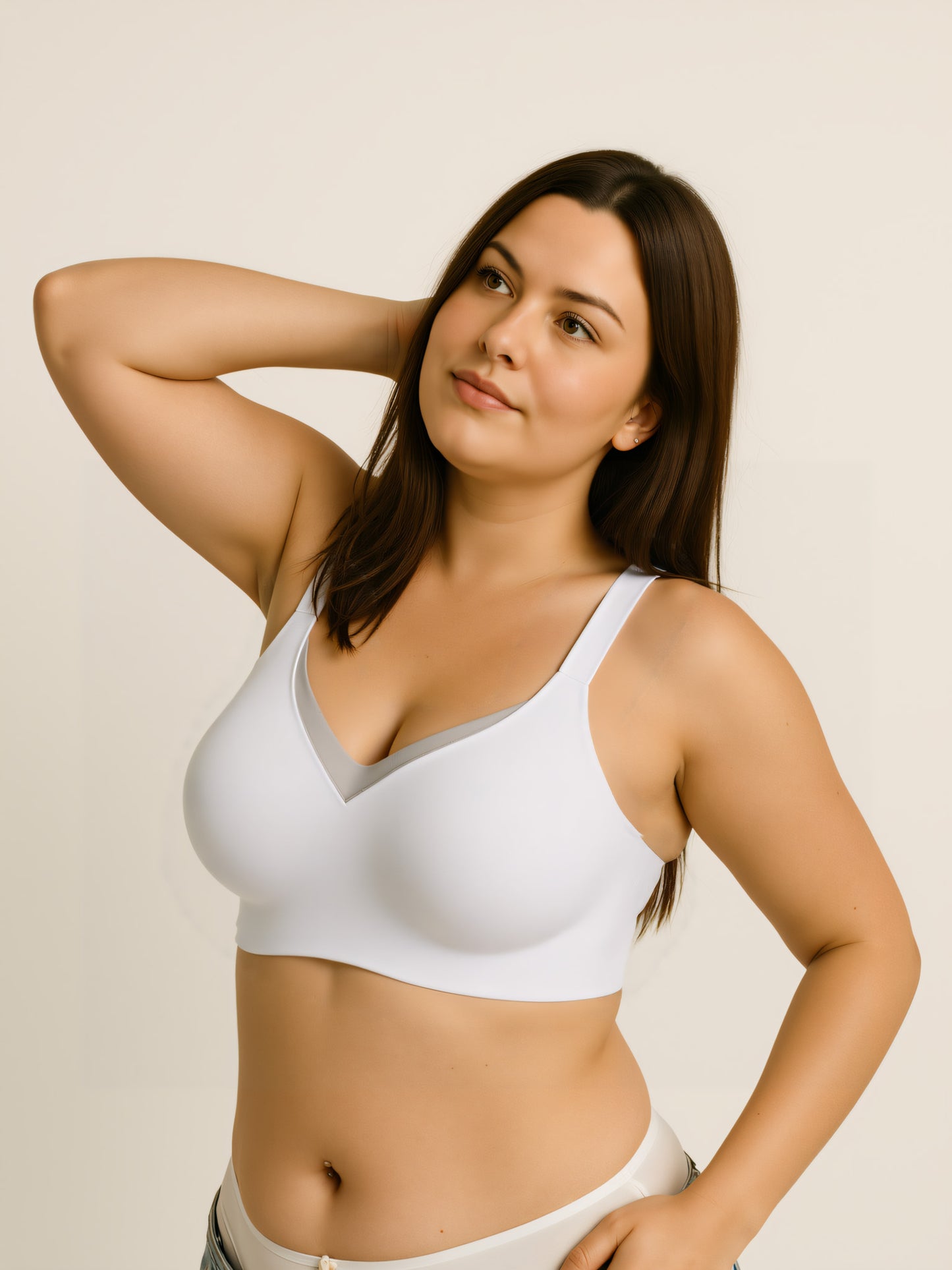 Enya Bra - Smooth Mesh Wirefree Lift Up