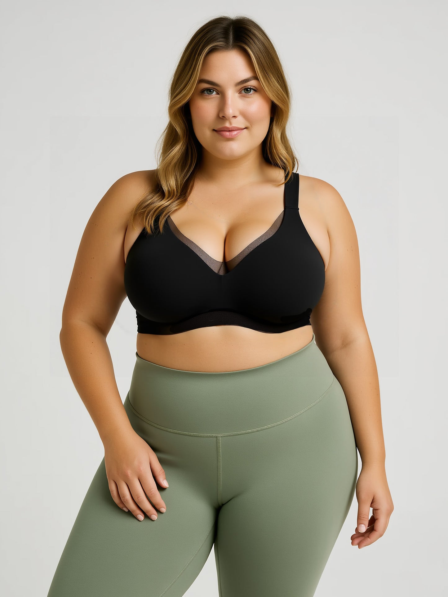 Enya Bra - Smooth Mesh Wirefree Lift Up