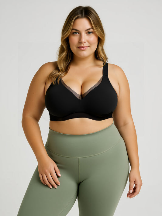 Enya Bra - Smooth Mesh Wirefree Lift Up